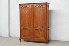 Antique liege cabinet