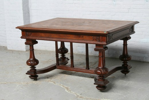 старинный столовый гарнитур в стиле ренессанс, конец 19 века