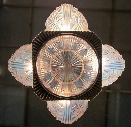 The rarest Art-Deco antique chandelier from France