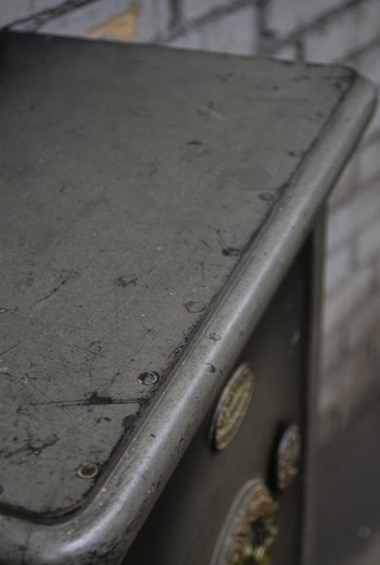 old safe with code system