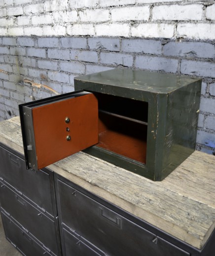 antique safe metal with code