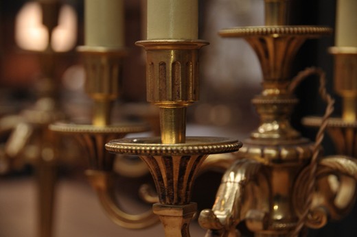 винтажный предмет - бронзовый подсвечник