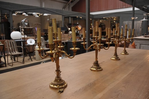 мебель антик - подсвечник электрический