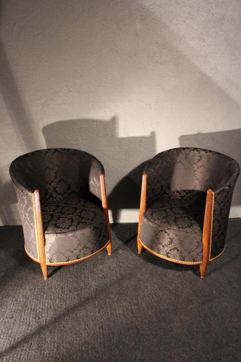 антикварные кресла из бука арт-деко