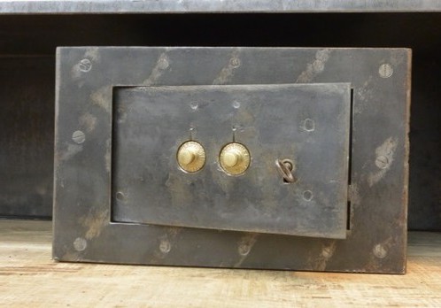 Antique safe with code