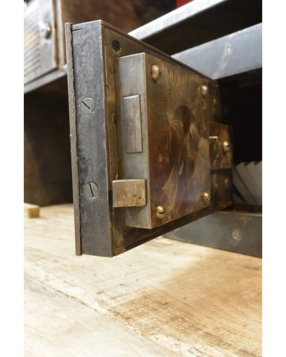 Antique safe with code