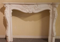 Marble fireplace