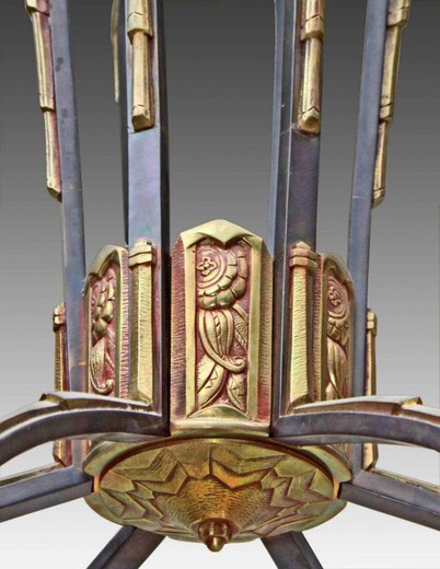 chandelier art-deco antique