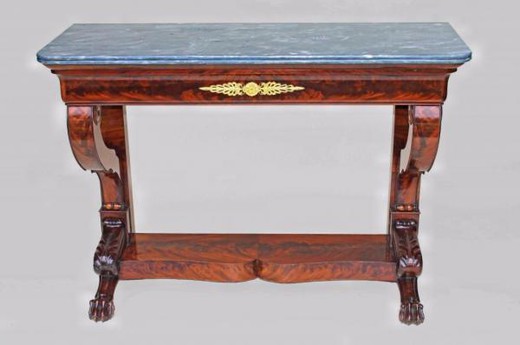 old furniture mahogany console