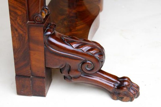 furniture in mahogany marble console table