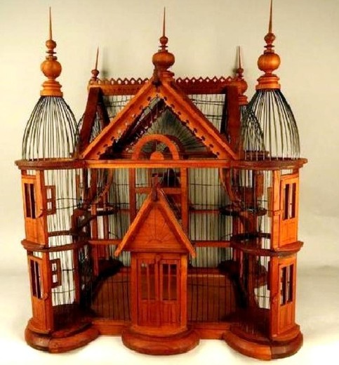 old birdcage