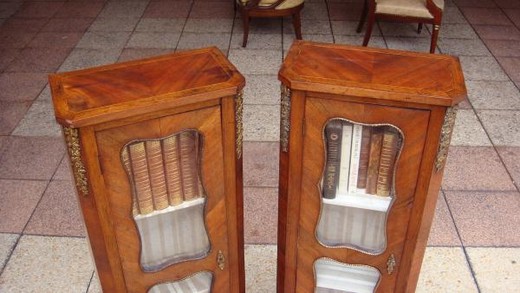 old furniture pair of antique cabinets