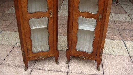 old pair of cabinets rococo style