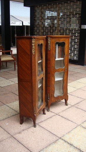 vintage furniture cabinets in rococo style