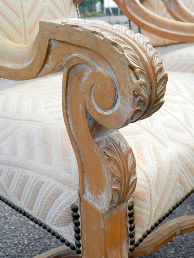 old furniture armchairs in wood