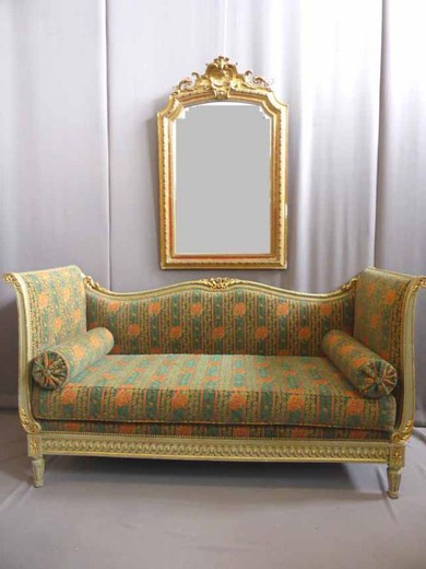 антикварная мебель - диван людовик 16