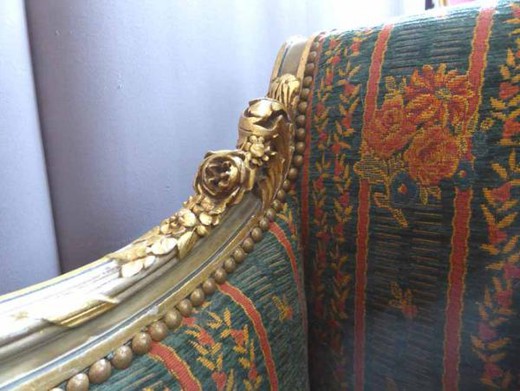vintage furniture sofa Louis XVi
