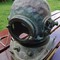 antique 12- bolt diving helmet