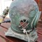 antique 12- bolt diving helmet