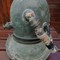 antique 12- bolt diving helmet