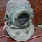 antique 12- bolt diving helmet