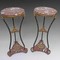 pair pedestal tables Louis XVI