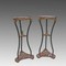 pair pedestal tables Louis XVI
