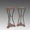 pair pedestal tables Louis XVI