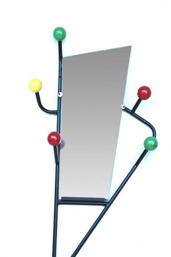 old coat rack mirror