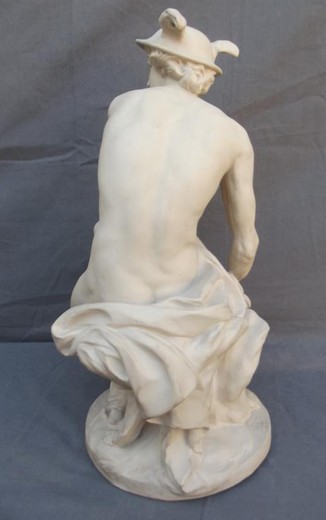 antique statuette of mercury