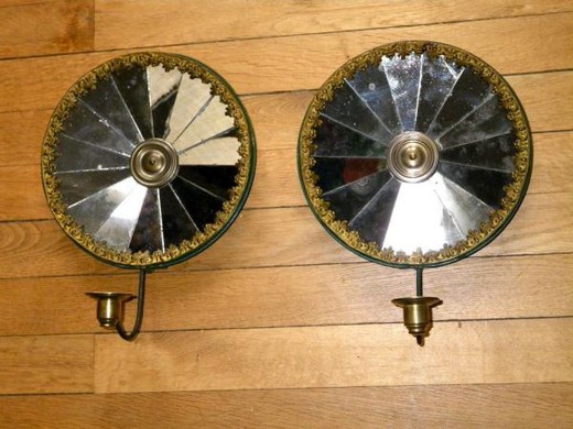 antique wall lights bronze and brass