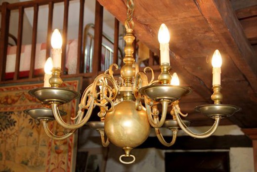 old chandelier bronze loui 13