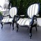 antique napoleon III armchairs