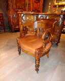 antique cabinet armchair