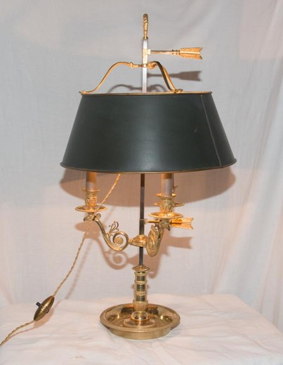 antique lamp gilded bronze