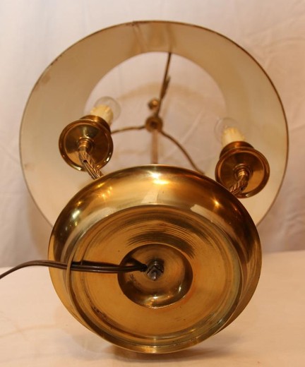 antique table lamp gilt bronze