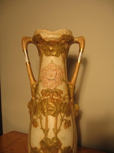 old pair vases porcelain