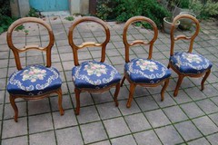 Chairs set Louis Philippe
