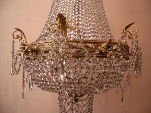 antique chandelier napoleon III