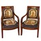 antique armchairs set Empire