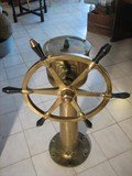 antique bronze steering wheel