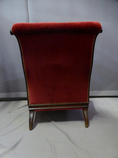 антикварные кресла из ореха, стиль луи филипп, 19 век