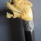 antique walking stick ebony and ivory