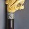 antique walking stick ebony and ivory