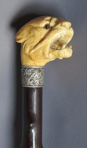 антикварная трость в стиле наполеон 3