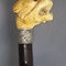 antique walking stick ebony and ivory