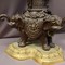 Pagoda bronze three elephants XIXth