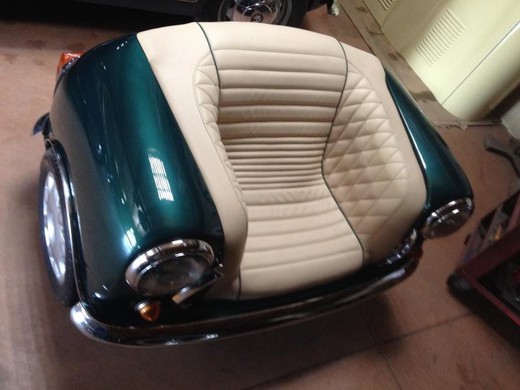 старинное авто кресло, 20 век
