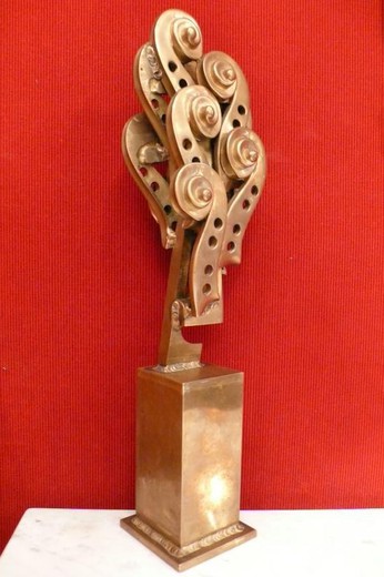 старинная бронзовая скульптура, арман