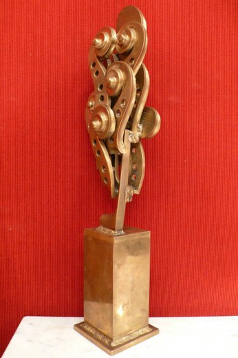 антикварная скульптура арман из бронзы